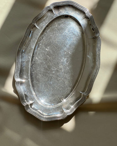 Scalloped platter - NEROLI
