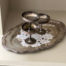 Scalloped platter - NEROLI