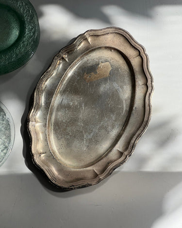 Scalloped platter - NEROLI