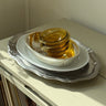 Scalloped platter - NEROLI