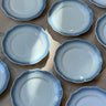 Scalloped side plates (12 pcs) - NEROLI