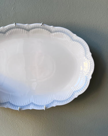 Scalloped wall platter - NEROLI