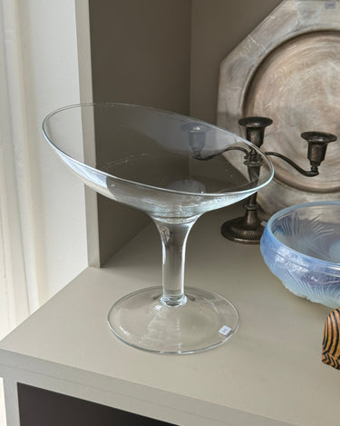 Sculptural glass bowl - NEROLI