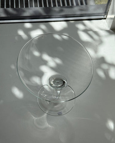 Sculptural glass bowl - NEROLI