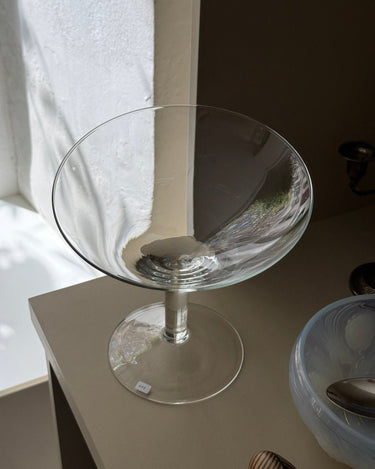 Sculptural glass bowl - NEROLI
