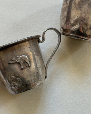 Set of 3 silver plated cups - NEROLI