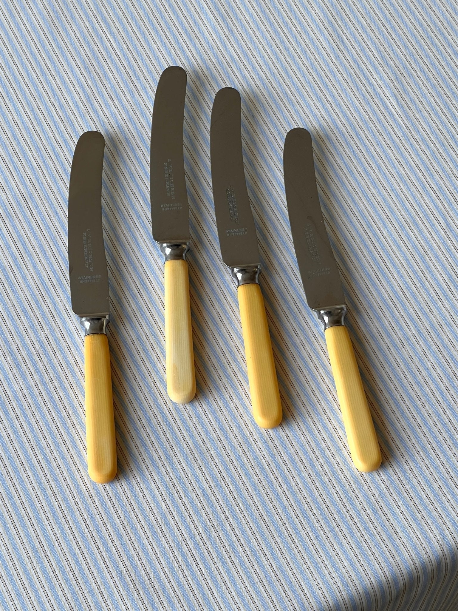 Set of 4 Sheffield knives - NEROLI