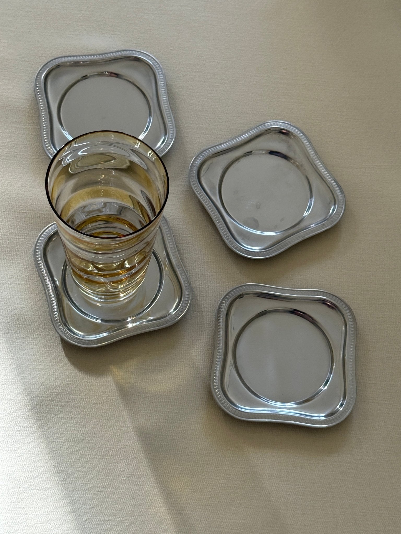 Set of 5 coasters - NEROLI