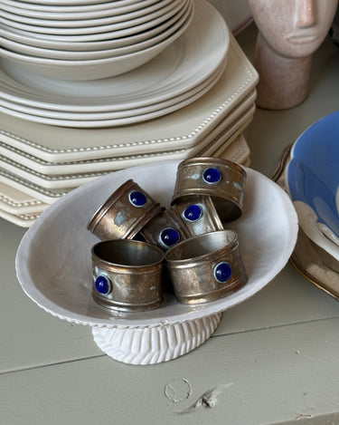 Set of 6 napkin rings - NEROLI