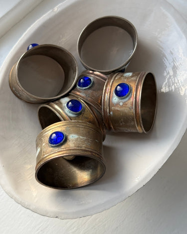 Set of 6 napkin rings - NEROLI
