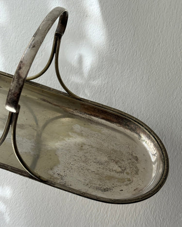 Silver plated basket - NEROLI