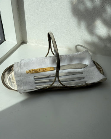 Silver plated basket - NEROLI