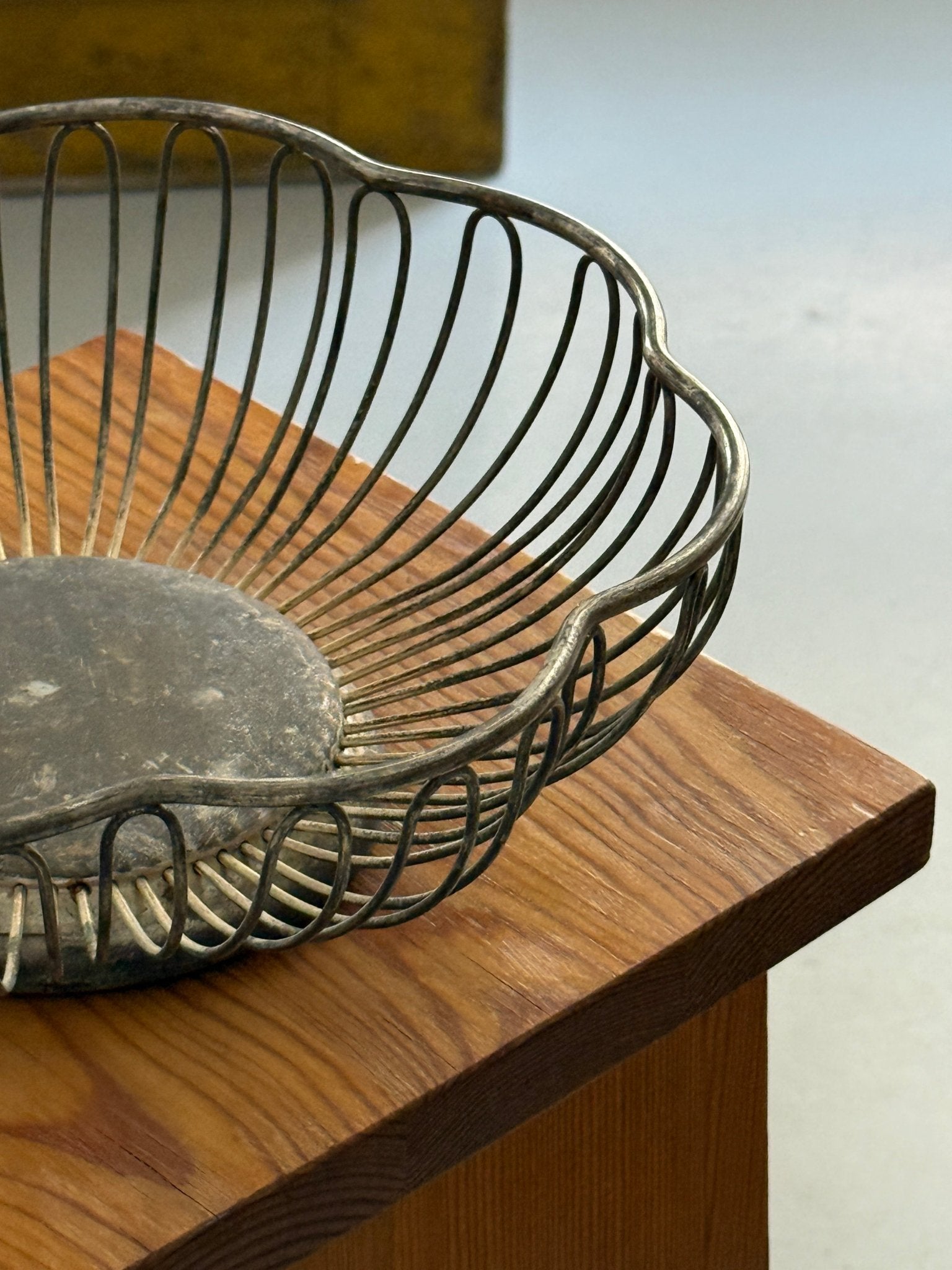 Silver plated basket - NEROLI