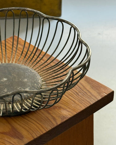 Silver plated basket - NEROLI