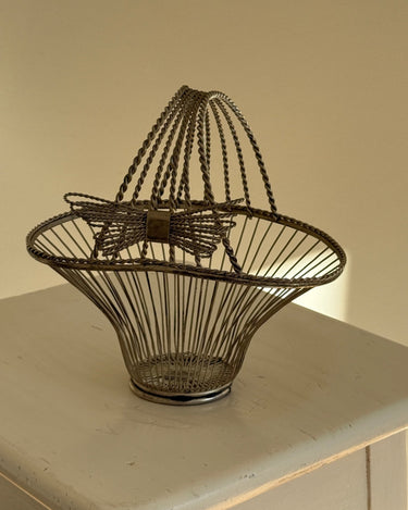 Silver plated basket - NEROLI