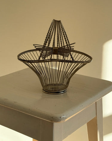 Silver plated basket - NEROLI