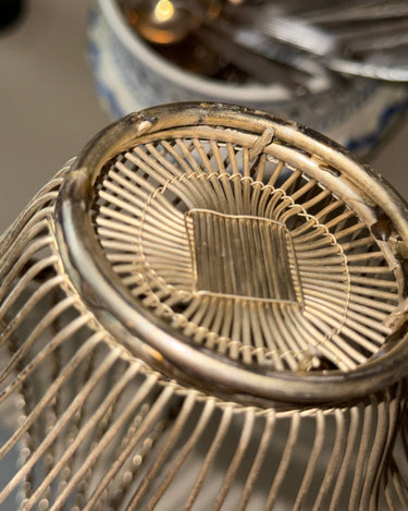 Silver plated basket - NEROLI