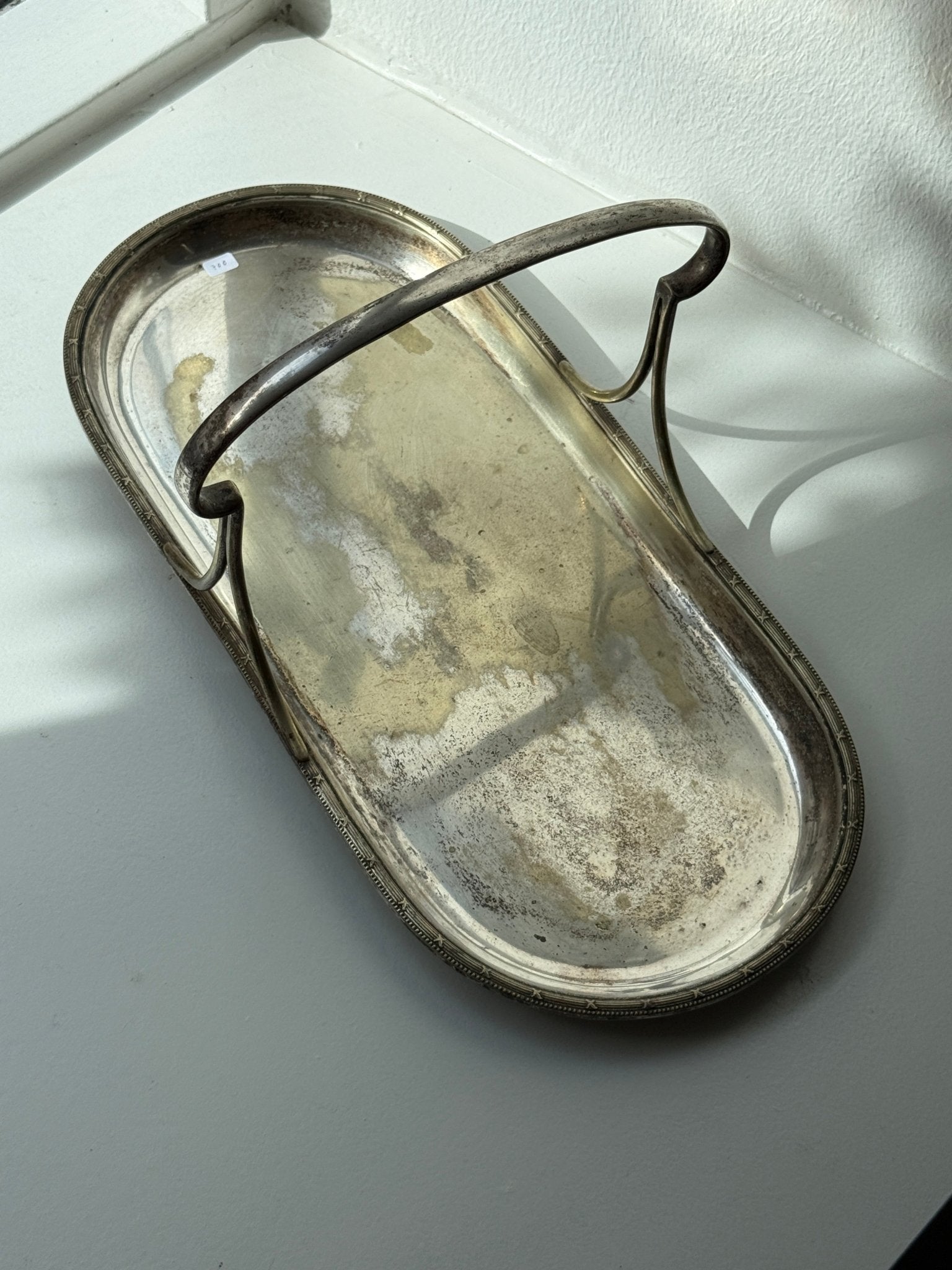 Silver plated basket - NEROLI