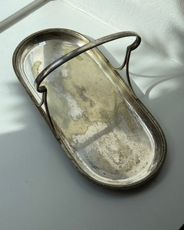 Silver plated basket - NEROLI