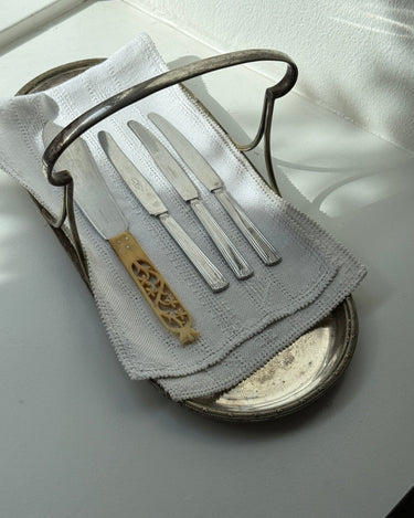 Silver plated basket - NEROLI