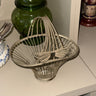 Silver plated basket - NEROLI