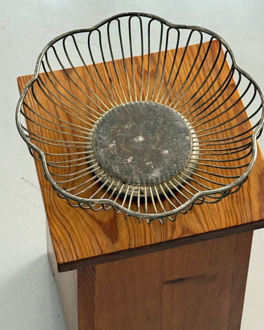 Silver plated basket - NEROLI