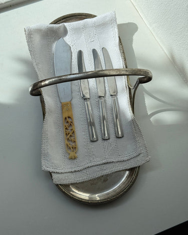 Silver plated basket - NEROLI