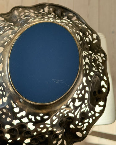 Silver plated basket - NEROLI