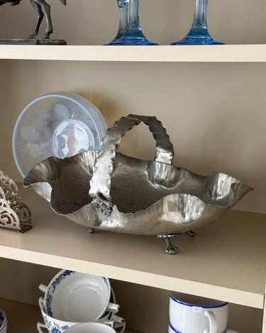 Silver plated basket - NEROLI