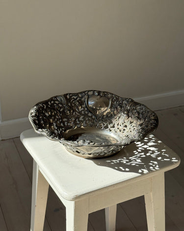 Silver plated basket - NEROLI
