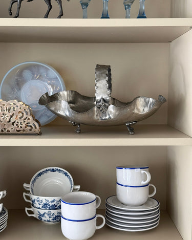 Silver plated basket - NEROLI