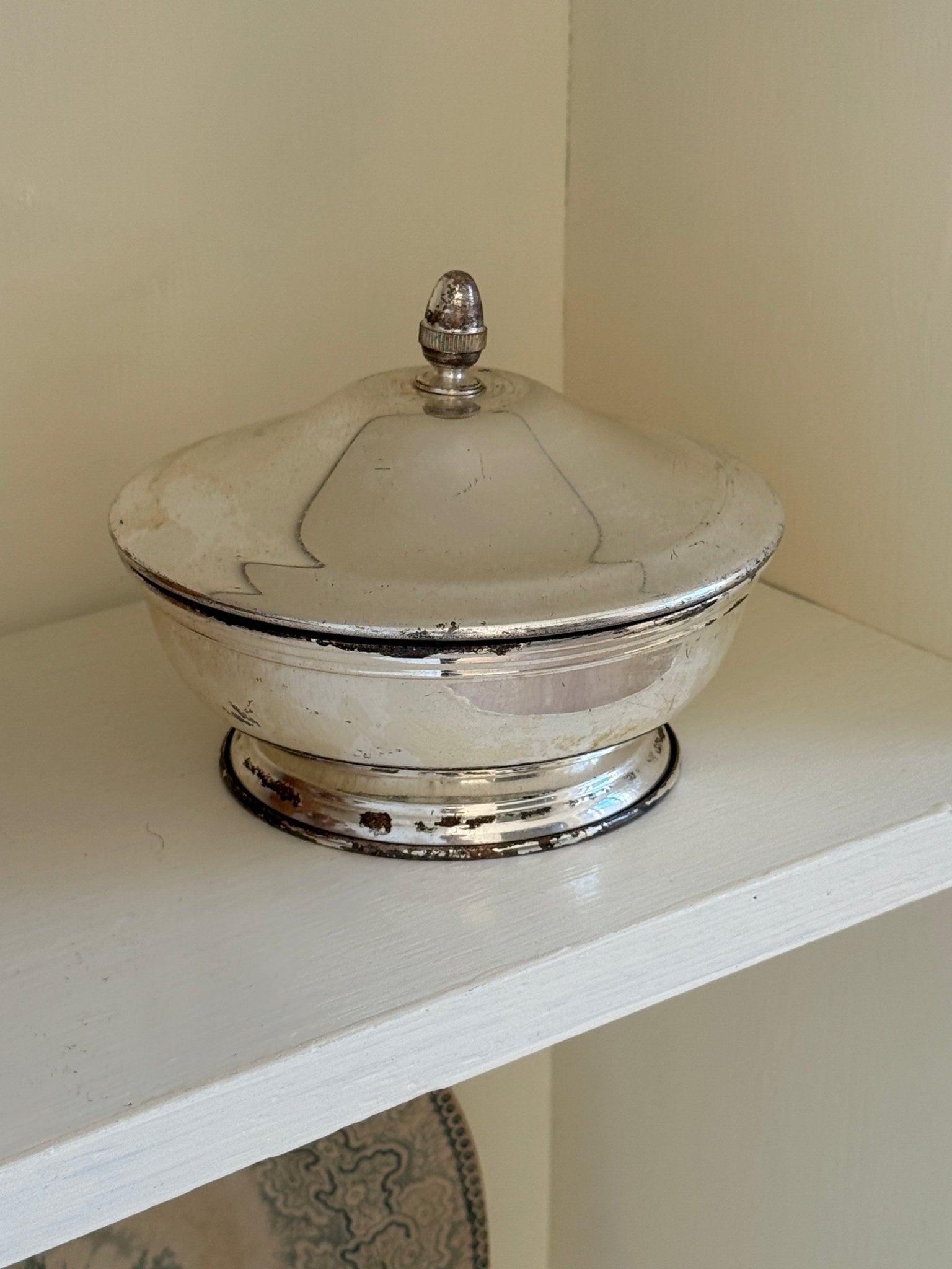 Silver plated bonbonniere - NEROLI