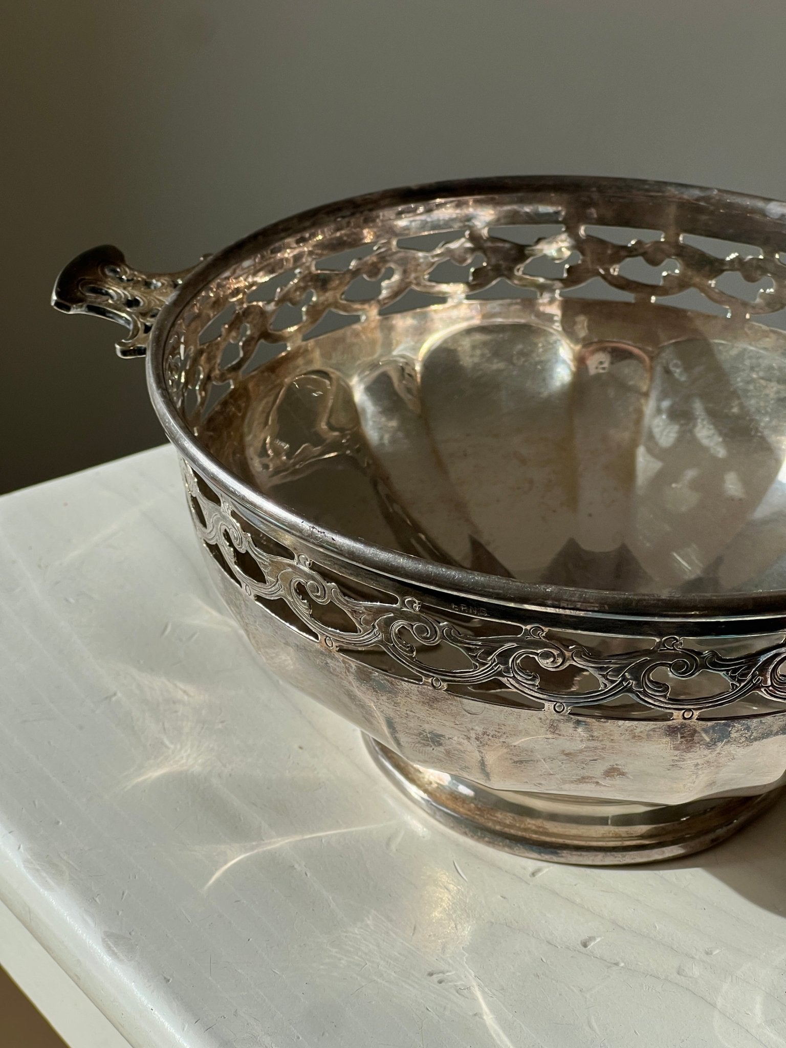 Silver plated bowl - NEROLI