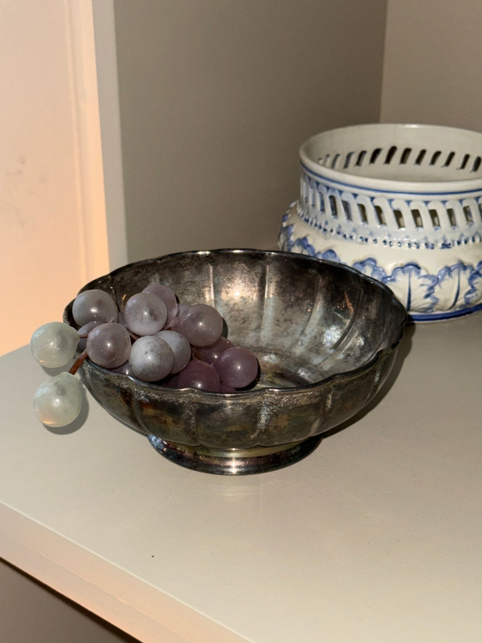 Silver plated bowl - NEROLI