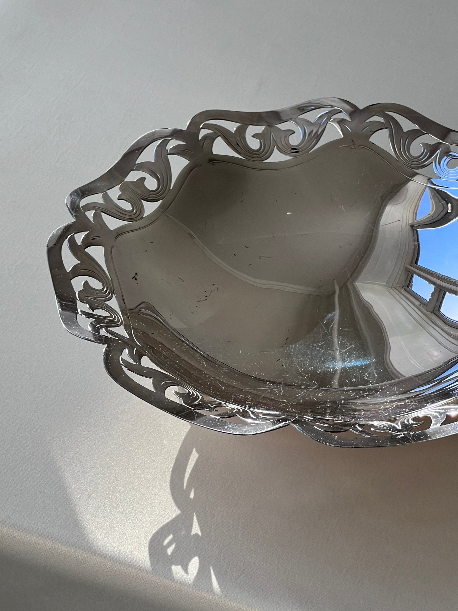 Silver plated bowl - NEROLI