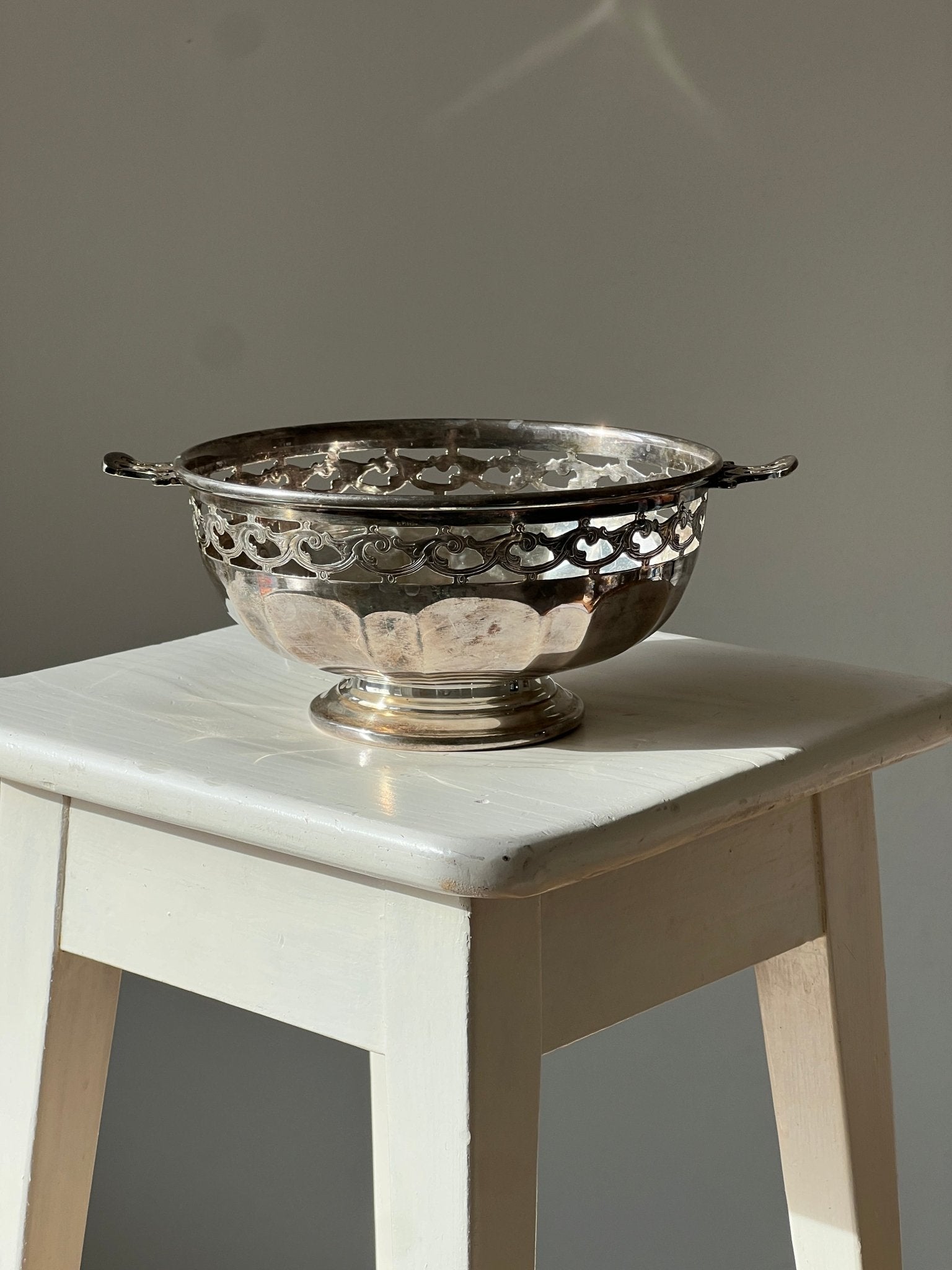 Silver plated bowl - NEROLI