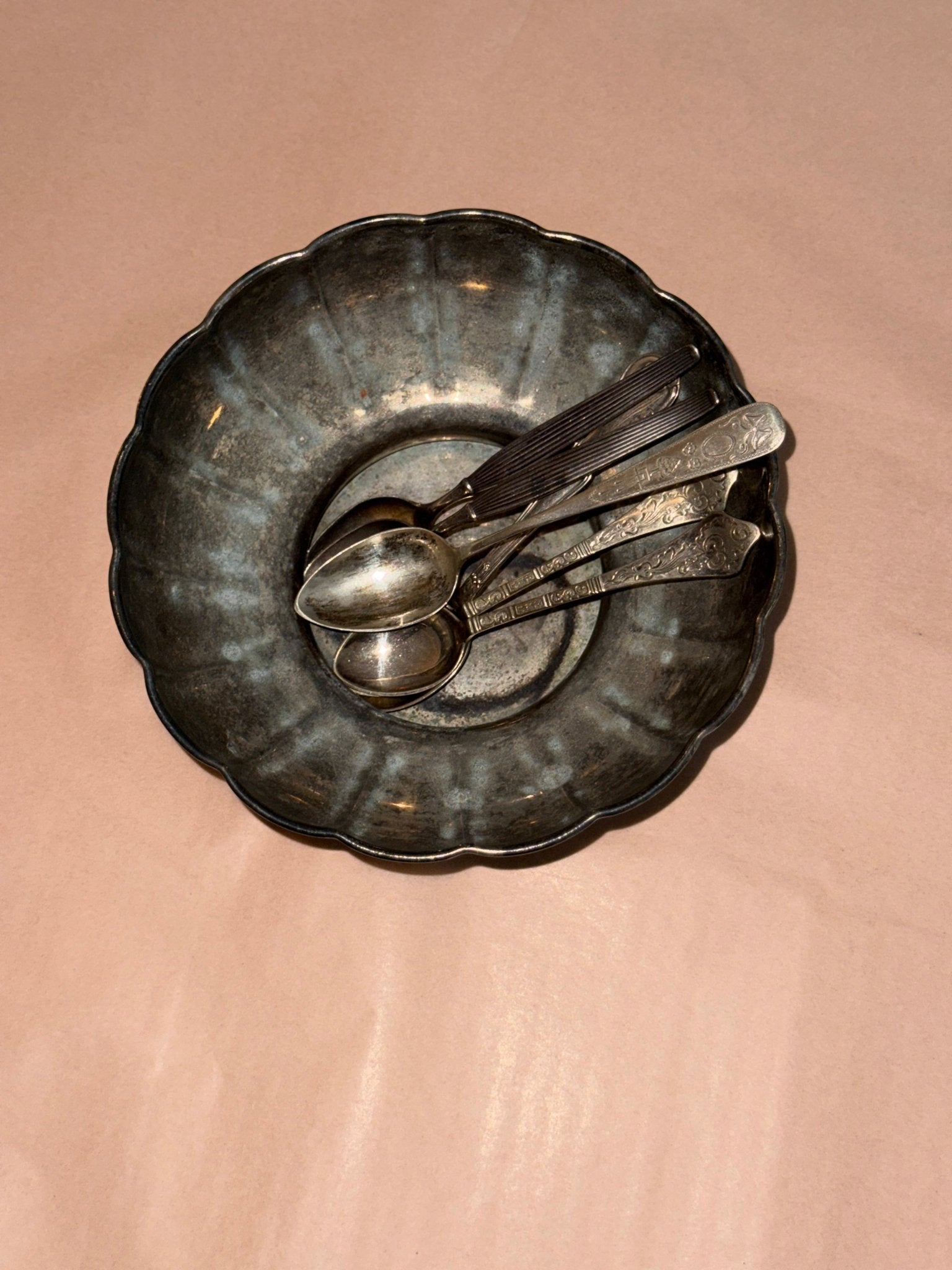 Silver plated bowl - NEROLI