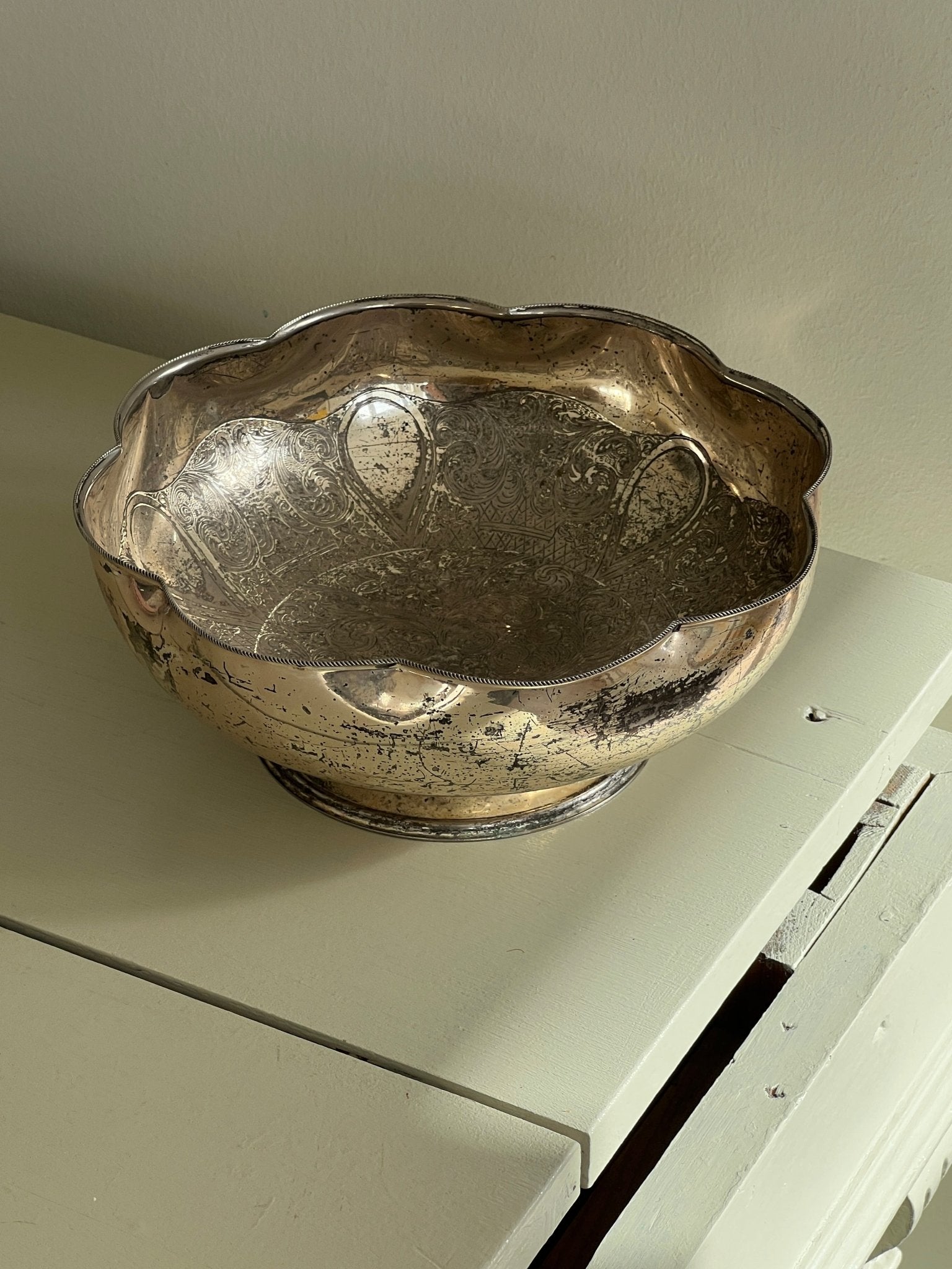 Silver plated bowl - NEROLI