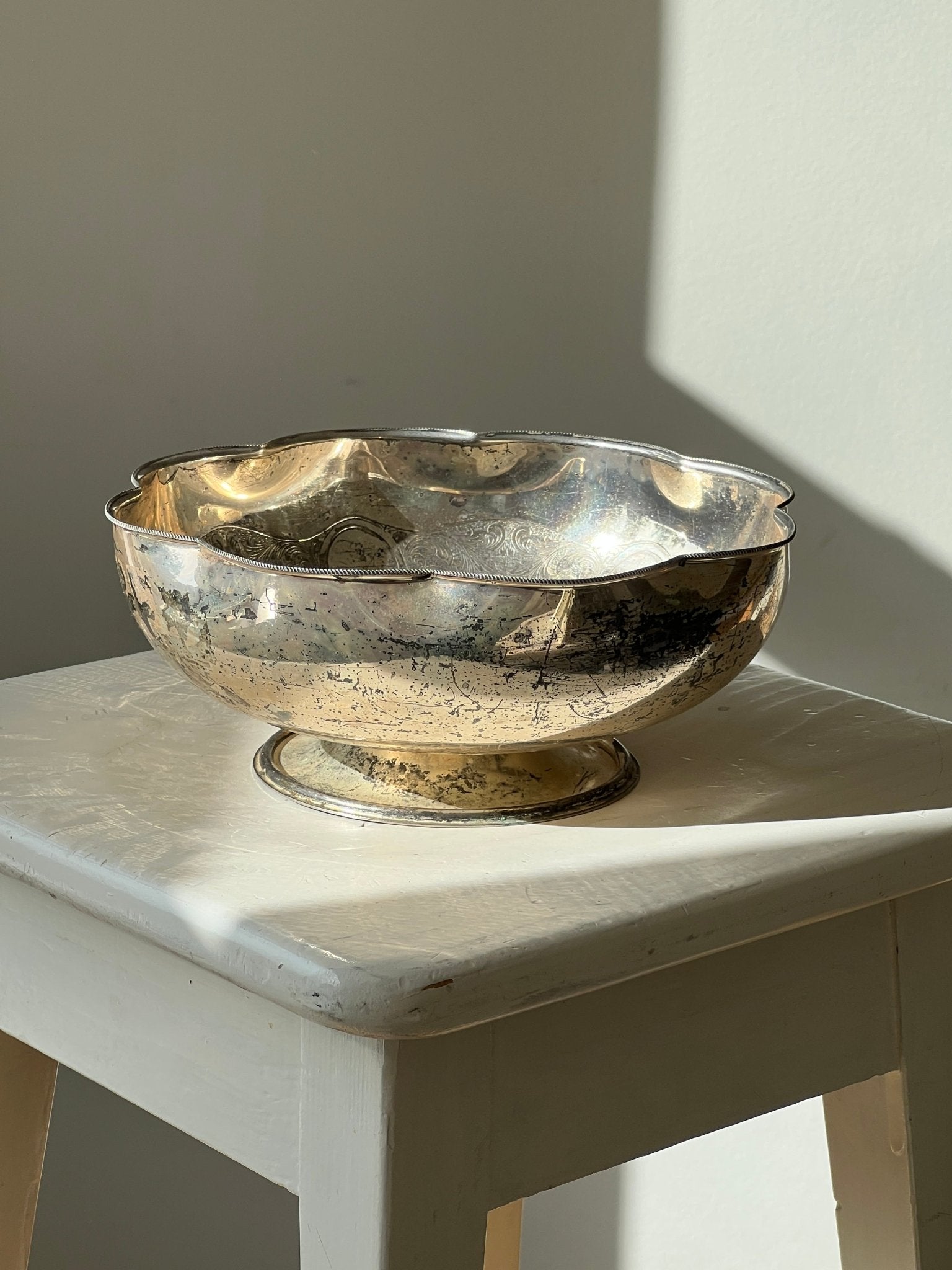 Silver plated bowl - NEROLI