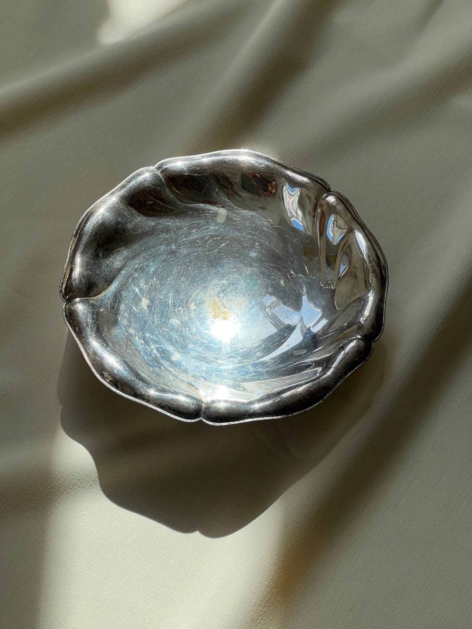 Silver plated bowl - NEROLI