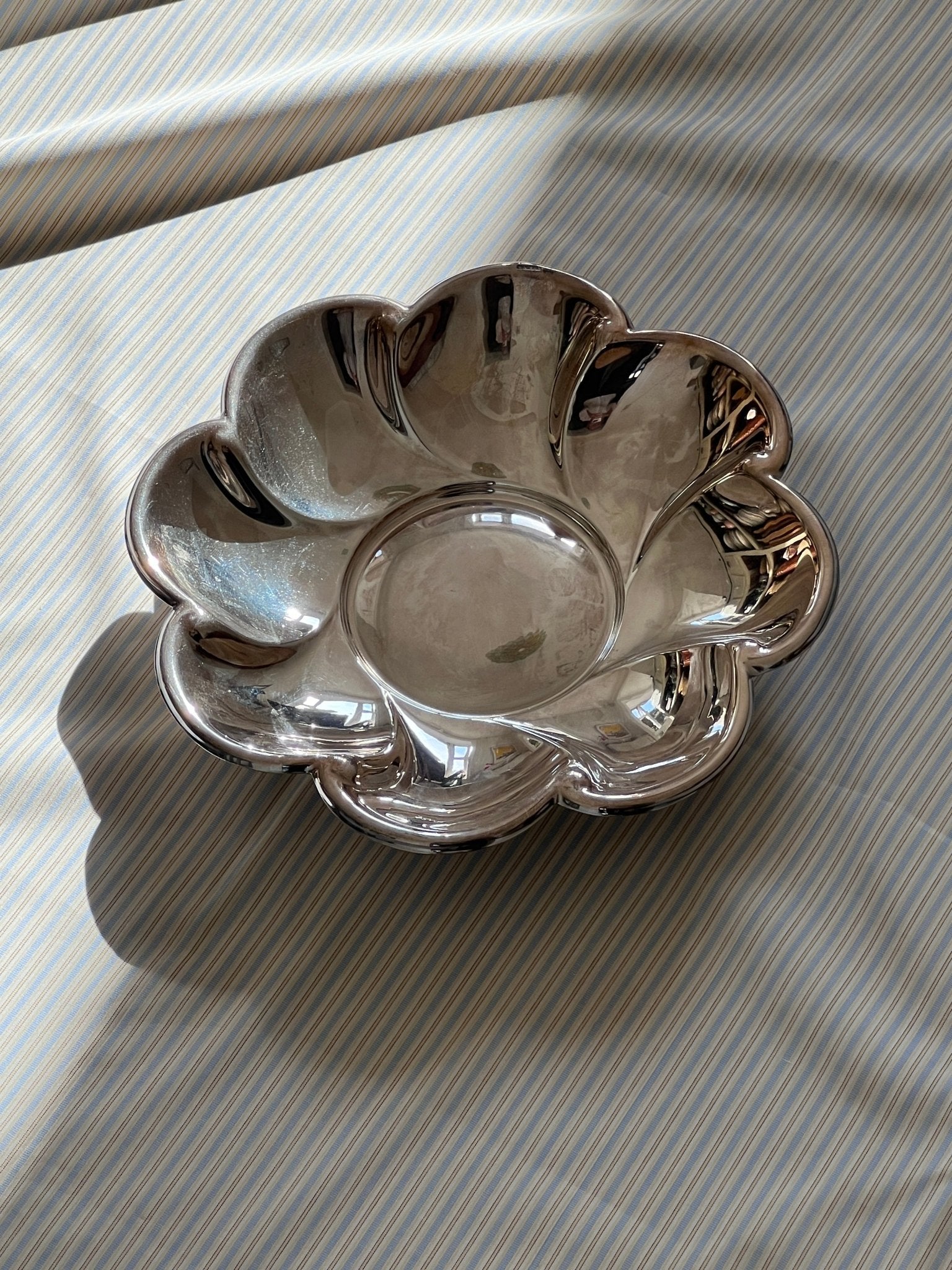 Silver plated bowl - NEROLI