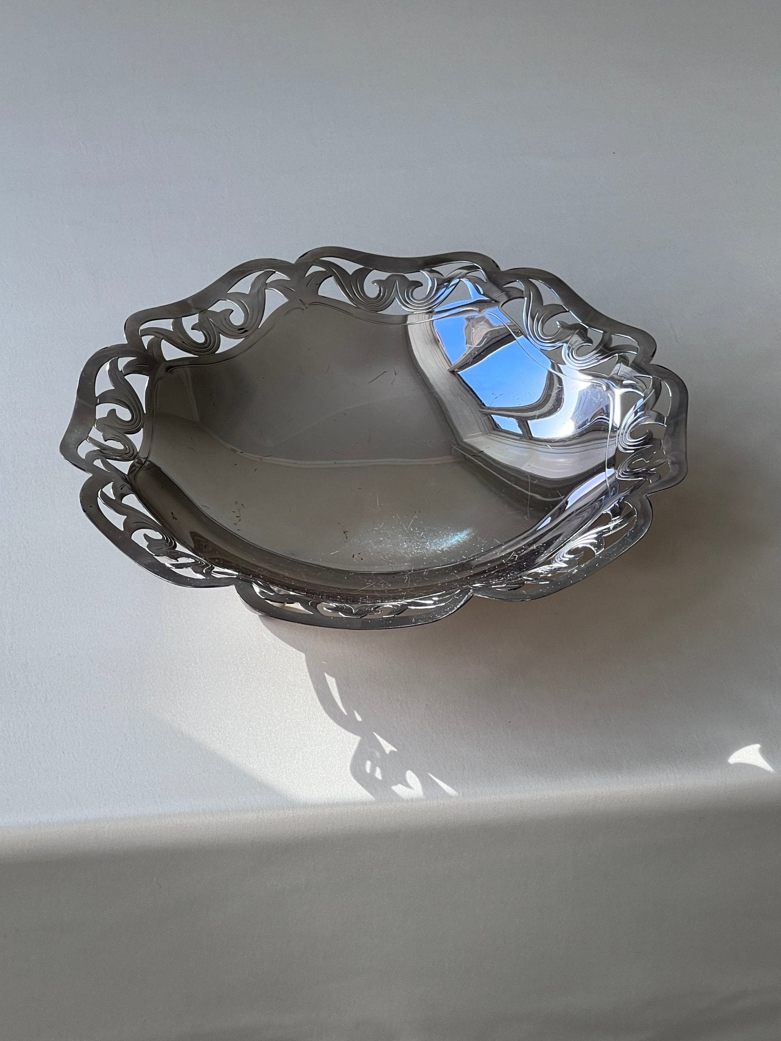 Silver plated bowl - NEROLI