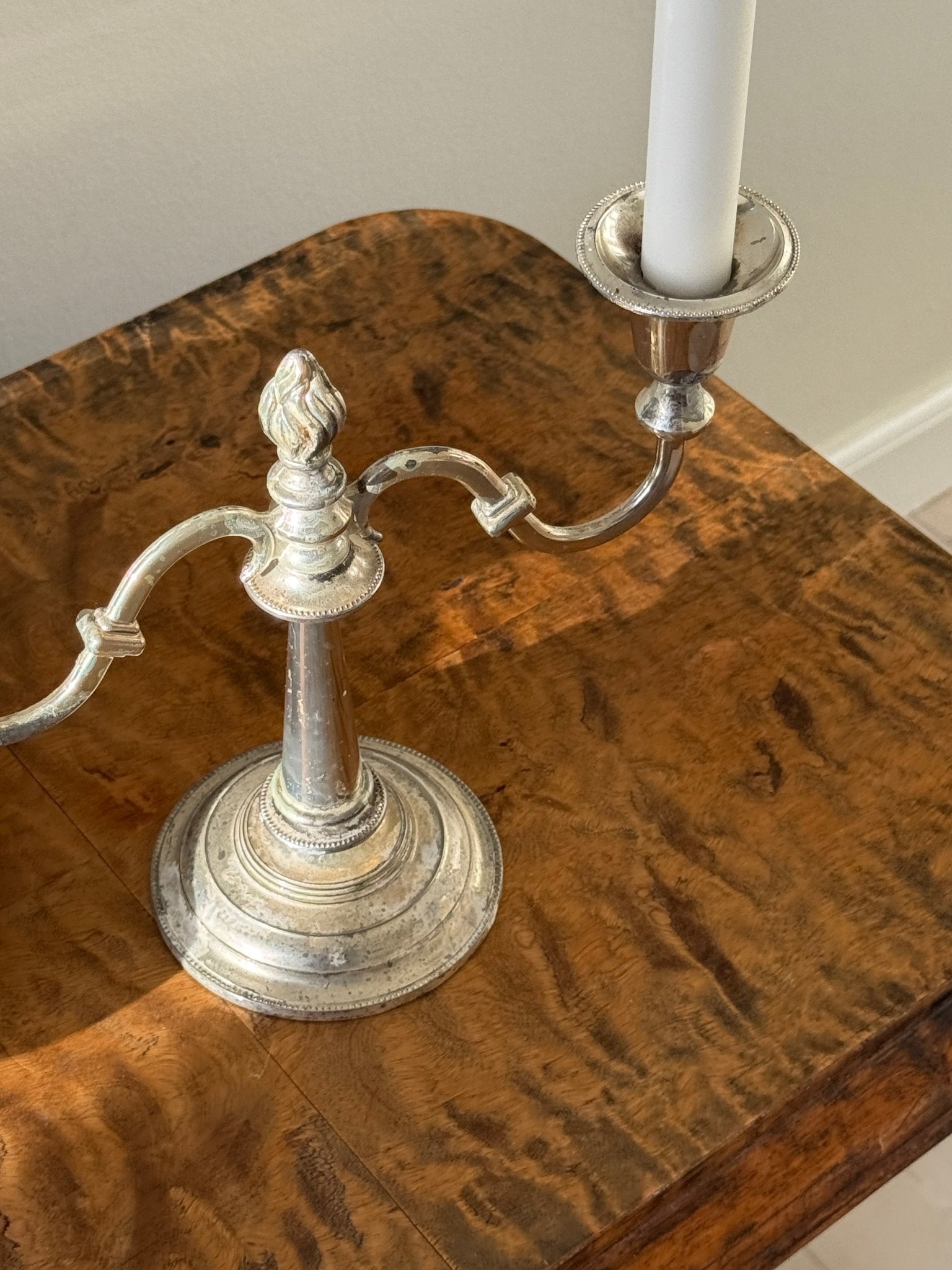 Silver plated candelabra - NEROLI