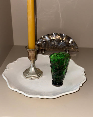 Silver plated candleholder - NEROLI