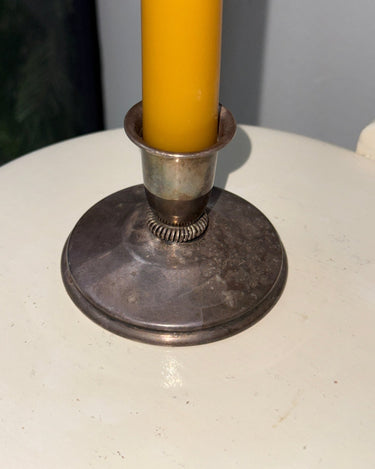 Silver plated candleholder - NEROLI