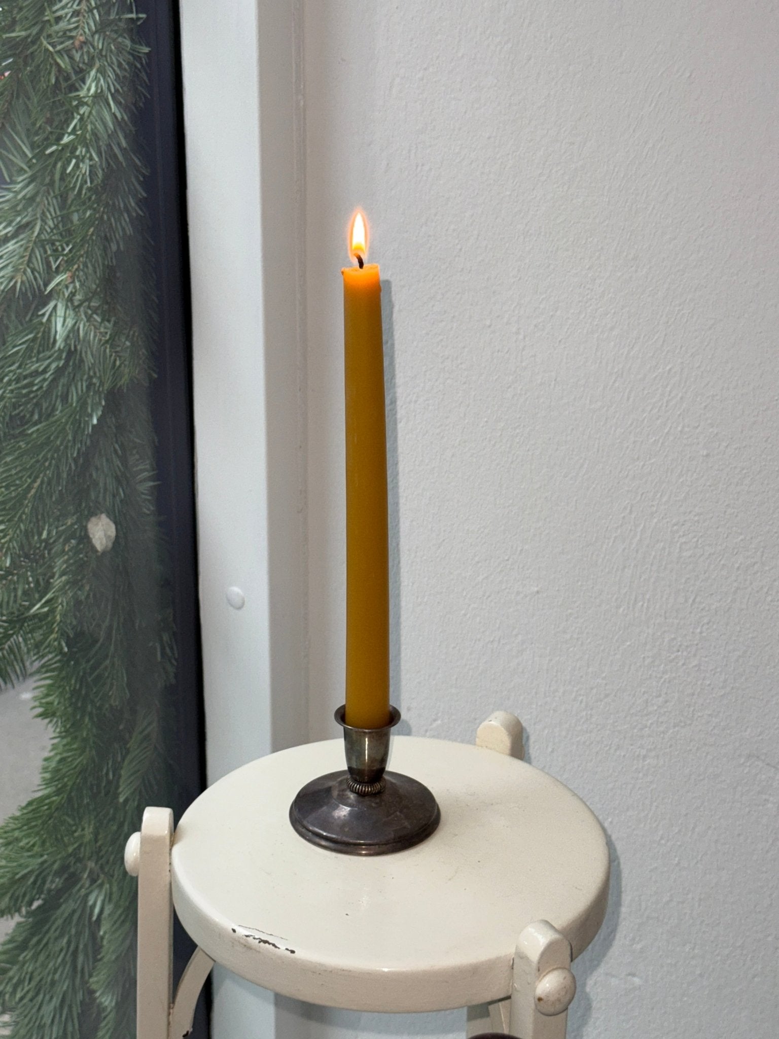 Silver plated candleholder - NEROLI