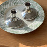 Silver plated candleholders - NEROLI