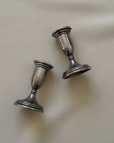 Silver plated candlestick - NEROLI