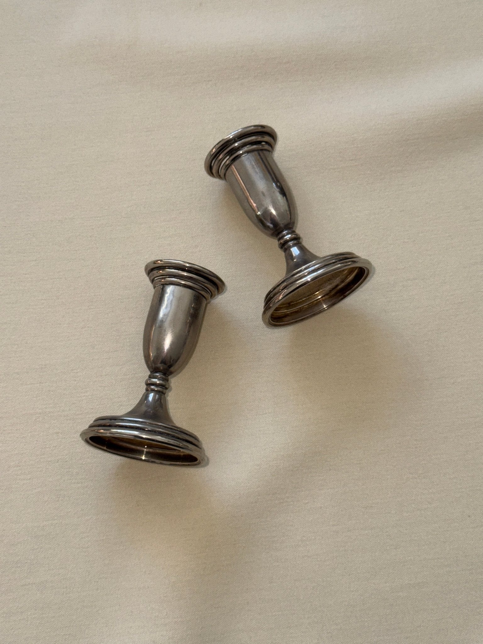 Silver plated candlestick - NEROLI