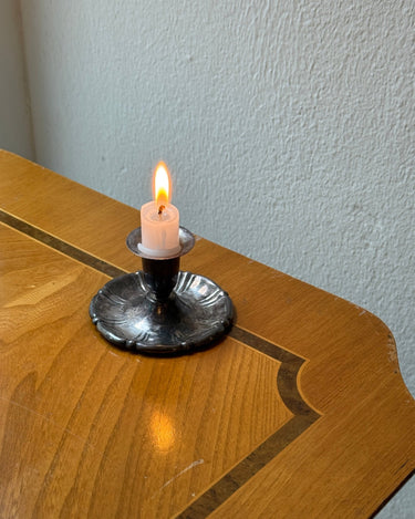 Silver plated candlestick - NEROLI